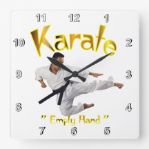 Karate Wall klok