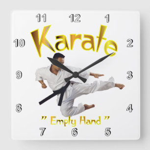 Karate Wall klok