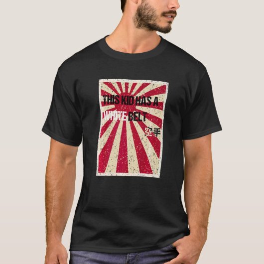 Karate White Belt Youth T-shirt (Voorkant)