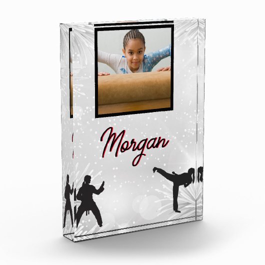 Karate Winter Wonder Persoonlijke foto & naam (Links)