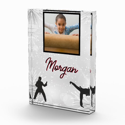 Karate Winter Wonder Persoonlijke foto & naam (Rechts)