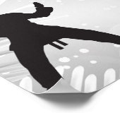 Karate Winter Wonder Persoonlijke foto & naam Poster (Hoek)