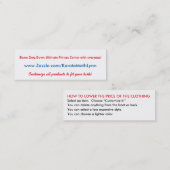 Karate Wiskunde Lynn Zazzle Visitekaartje (Voorkant / Achterkant)