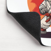 Karate Wolf Martial Arts Enthusiast Spirit  Muismat (Hoek)