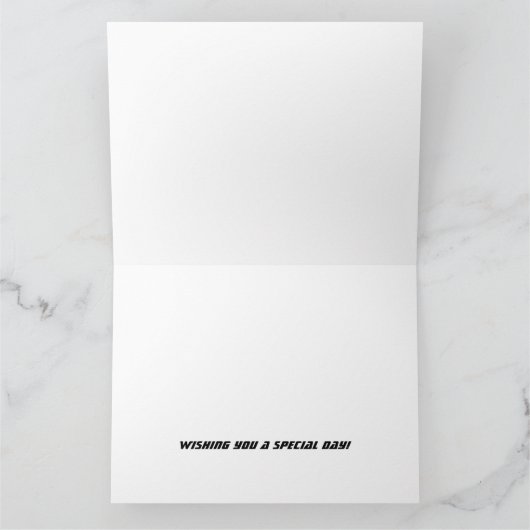 Karate Woman Kaart (Binnen)