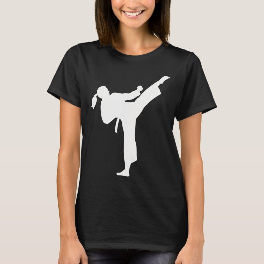 Karate Woman T-shirt (Voorkant)