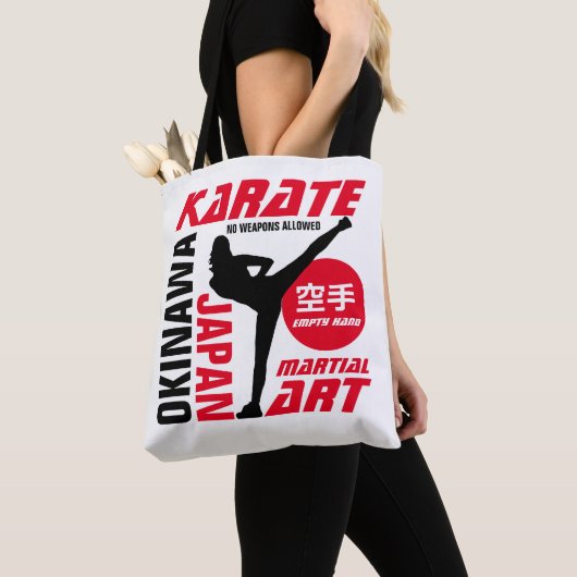 Karate Woman Tote Bag (Dichtbij)