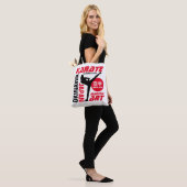 Karate Woman Tote Bag (Op model)