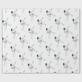 Karate Womyn Cadeaupapier (Vlak)