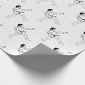 Karate Womyn Cadeaupapier (Hoek)