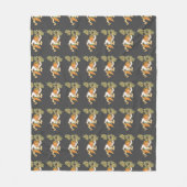 Karate wortel vechtsporten fleece deken (Voorkant)