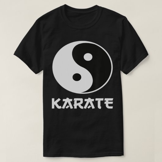 Karate Yin Yang T-shirt (Design voorkant)