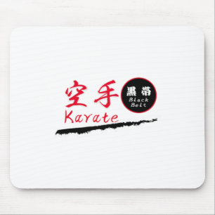 Karate zwarte band T-shirt  Muismat