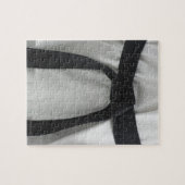 Karate zwarte gordel legpuzzel (Horizontaal)