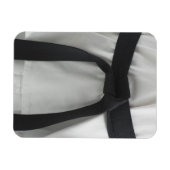 Karate zwarte gordel magneet (Horizontaal)