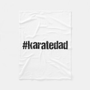 Karatedad Grappige Karate Papa T-shirt  Fleece Deken
