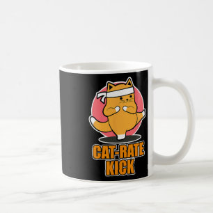 Karatekat Ontwerp Voor Sportfans - Katten-tarief T Koffiemok