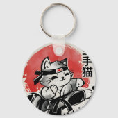 Karatekat Sleutelhanger (Achterkant)