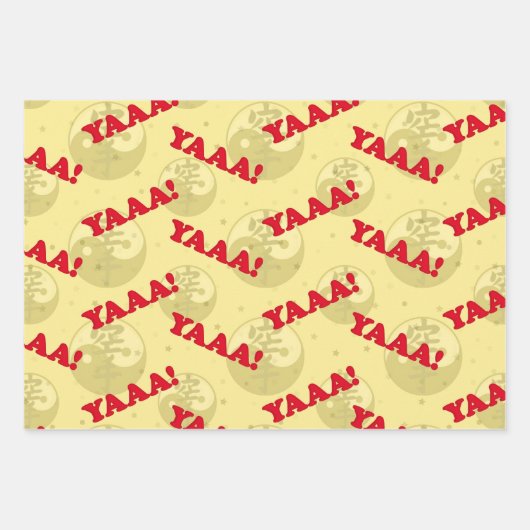 karatepatroon inpakpapier vel (Voorkant 2)