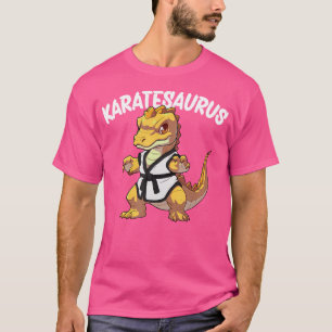 Karatesaurus-dinosauruskarate T-shirt