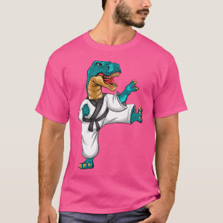 Karatesaurus Karate voor Kids Dinosaur Dino Martia T-shirt