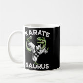 Karatesaurus T-rex Karate Dino Grappige Dinosaurus Koffiemok (Links)