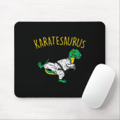 Karatesaurus Trex Karate Grappige Dinosaur Martial Muismat (Met muis)