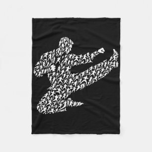 Karatevechter en Kung Fu Fleece Deken