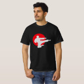 Karatevechter Japan Vechtkunst T-shirt (Voorkant volledig)