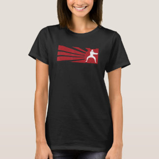 karatevechter voor mannen martial karate retro voo t-shirt