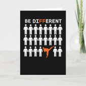 Karatevechters zijn anders! kaart (Voorkant)