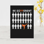 Karatevechters zijn anders! kaart (Gele Bloem)