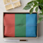 Karatsjaj-Tsjerkessische vlag Tissuepapier (Geschenk)