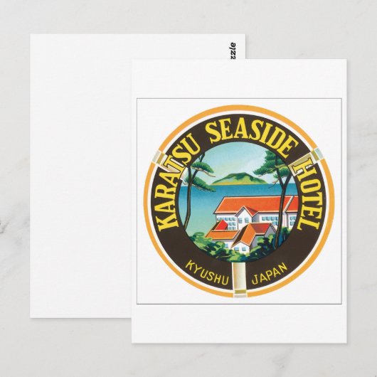 Karatsu Seaside Hotel Briefkaart (Voorkant / Achterkant)