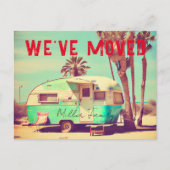  karavaan - nieuwe mededeling over de verplaatsing briefkaart (Voorkant)