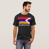 Karbakh Armenia Artsakh Flag #Recognize T-shirt (Voorkant volledig)