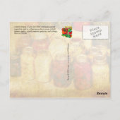 Karbonadebroodjes voor thuisconserven briefkaart (Achterkant)