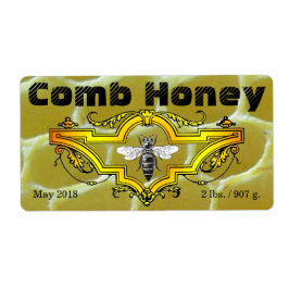 Karbonnen voor "Comb Honey"-producten Etiket