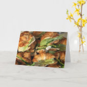 Kard, "Sandwiches's Croisant" Kaart (Gele Bloem)