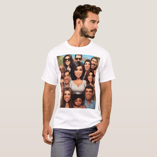 Kardashian Cartoons Couture T-shirt (Voorkant volledig)
