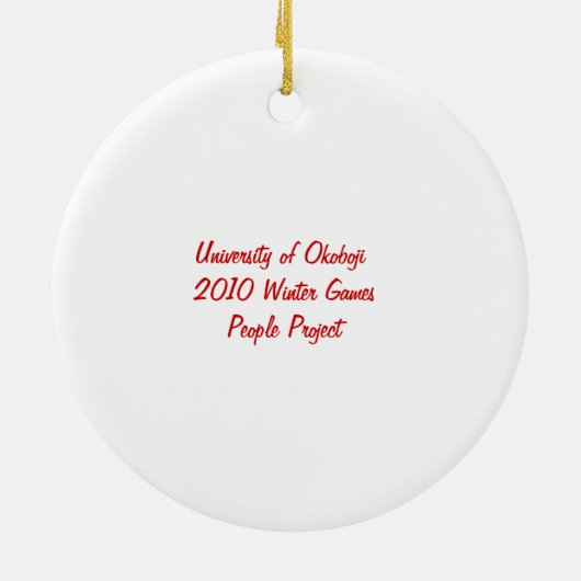 Kardinaal 2010 People Project ornament (Achterkant)