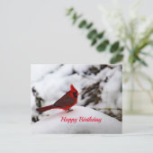 Kardinaal 6239 Briefkaart op de geboorte (Staand voorkant)