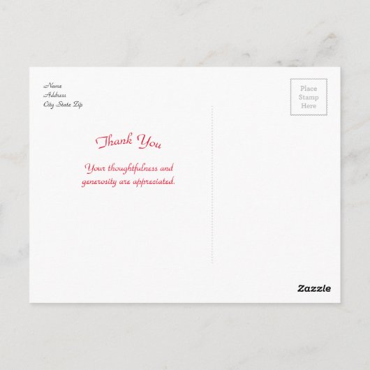 Kardinaal 6241 Lijst TY Briefkaart (Achterkant)