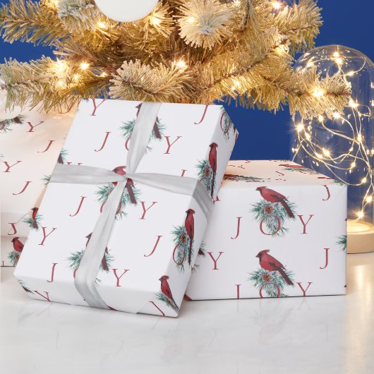 Kardinaal aangepaste kerst verpakkings papier (Feestdagen)