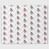 Kardinaal aangepaste kerst verpakkings papier (Vlak)
