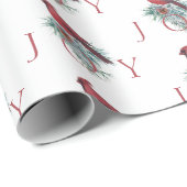 Kardinaal aangepaste kerst verpakkings papier (Rol Hoek)
