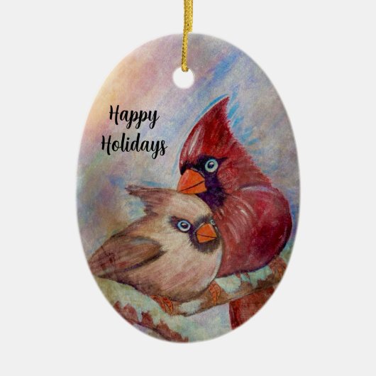 Kardinaal Aanpasbare Ornament kunstschildering (Voorkant)