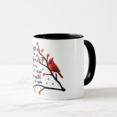 Kardinaal/afscheid is niet voor altijd mok (Voorkant rechts)