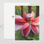 Kardinaal Bee Kerstmis Feestdagenkaart (Voorkant / Achterkant)