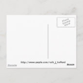 Kardinaal bevorderend Briefkaart (Achterkant)